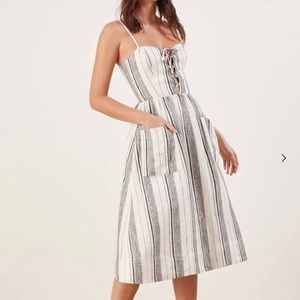Reformation Ellen Dress in Louisiana Strip size 8